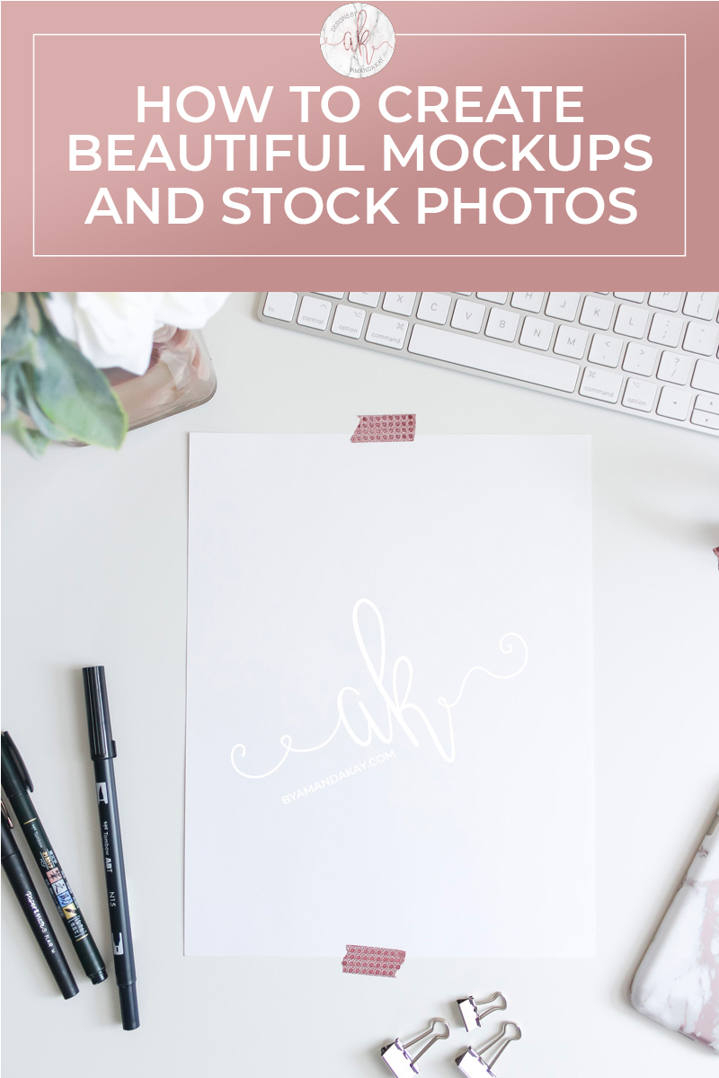 How to create mockups and stock photos