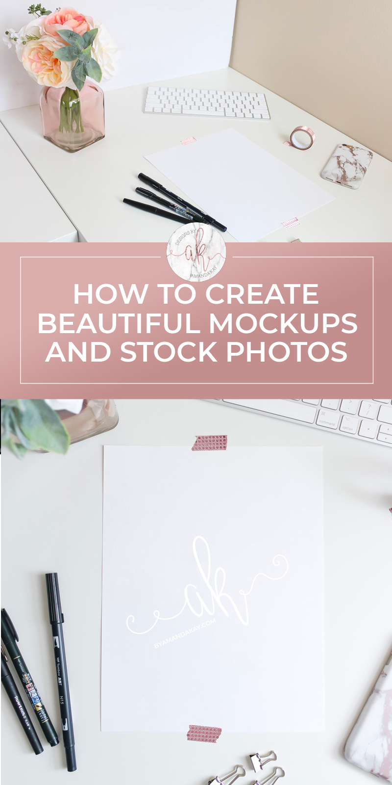 How to create mockups and stock photos