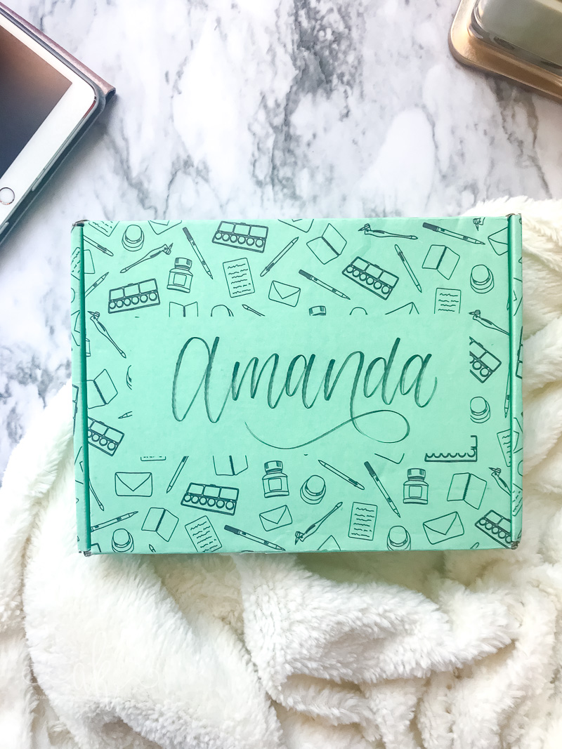 An honest The Inky Box Review--a monthly subscription box for the lettering obsessed!