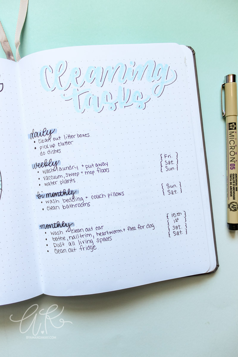 Monthly drawing prompts for Bullet Journaling - free printable