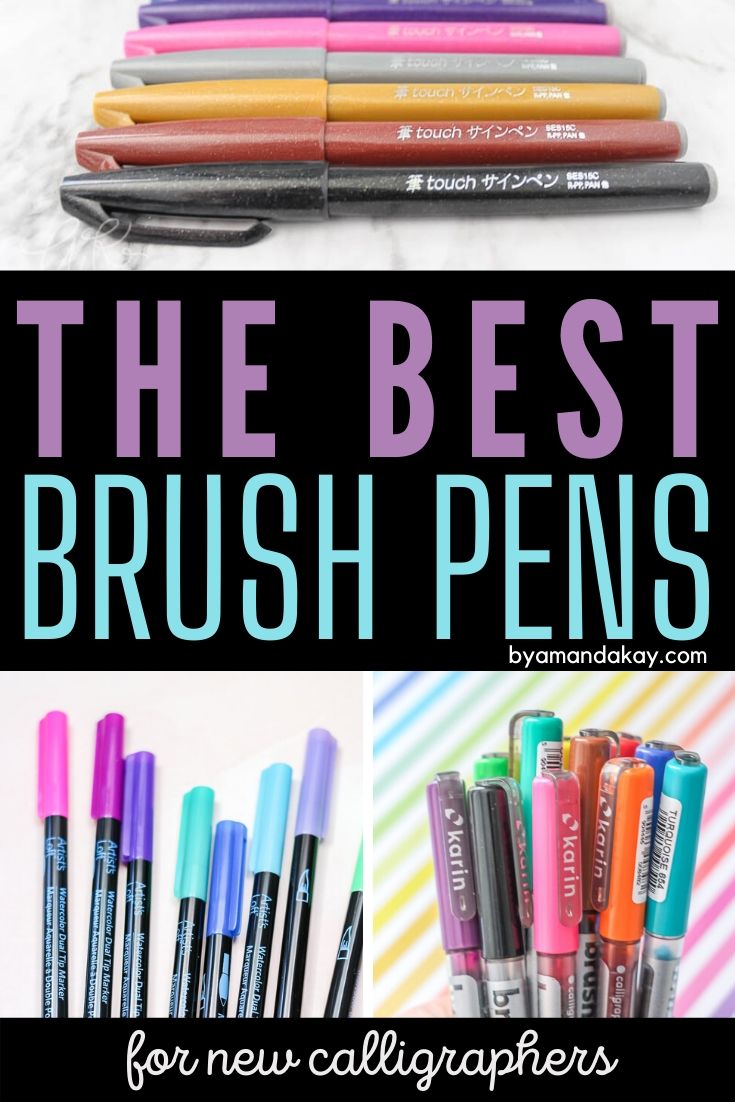 Which Brush Pen Is The Best?! My Favorite Brush Pens for Beginners