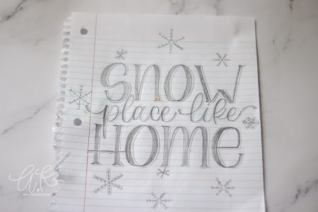 Chalk Lettering | Easy Art Transfer Method | By Amanda Kay