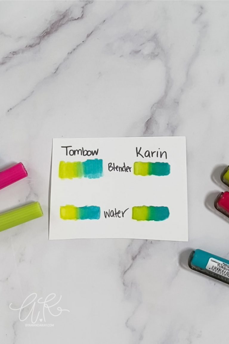 Tombow Dual Brush Pens vs. Karin Brushmarker Pro